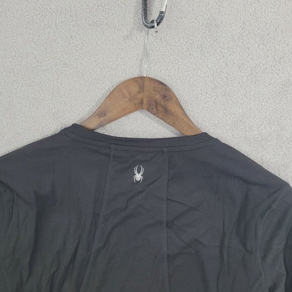 NEW Spyder Active Black Long Sleeve Based Layer Shirt L Women's // 23CT - Picture 9 of 10